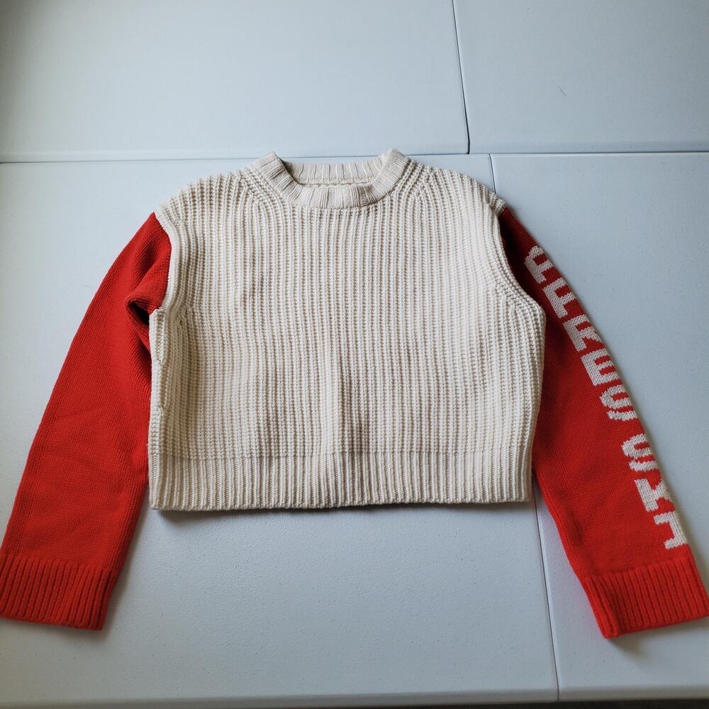 Tory Sport Sweater Womens Small Merino Wool Apres Ski Chunky Knit Pullover